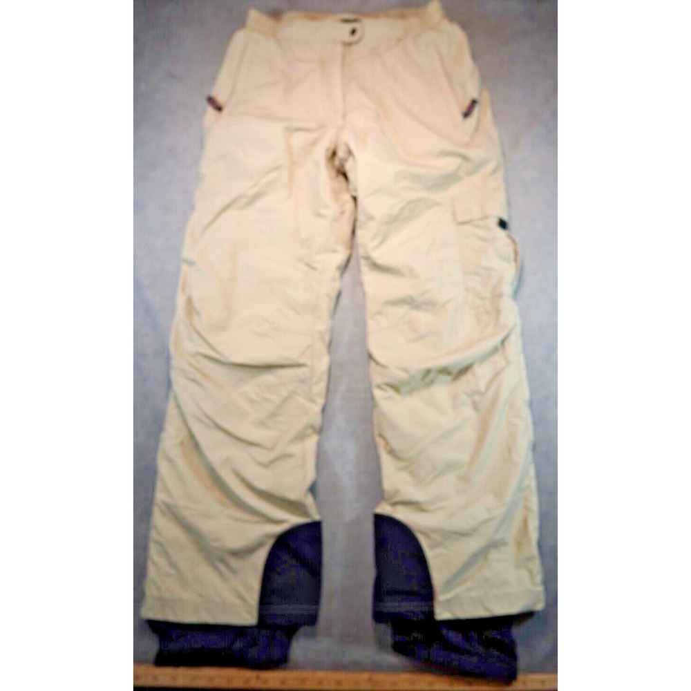 Obermeyer Cargo 35131 Snw Pants Womens 12 Light Beige Snowboard‎ Ski Waterproof